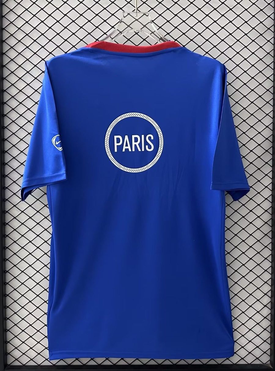 camiseta prepartido Paris Saint Germain temporada 2025 2026 equipación de calentamiento oficial