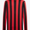 camiseta de fútbol AC Milan edición aniversario primera equipación roja y negra