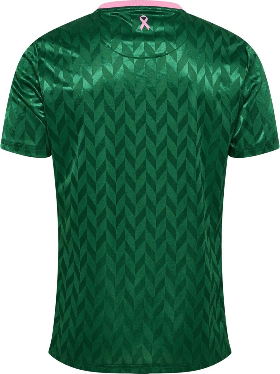camiseta de fútbol AS Saint Étienne edición octubre rosa temporada dos mil veinticinco dos mil veintiséis