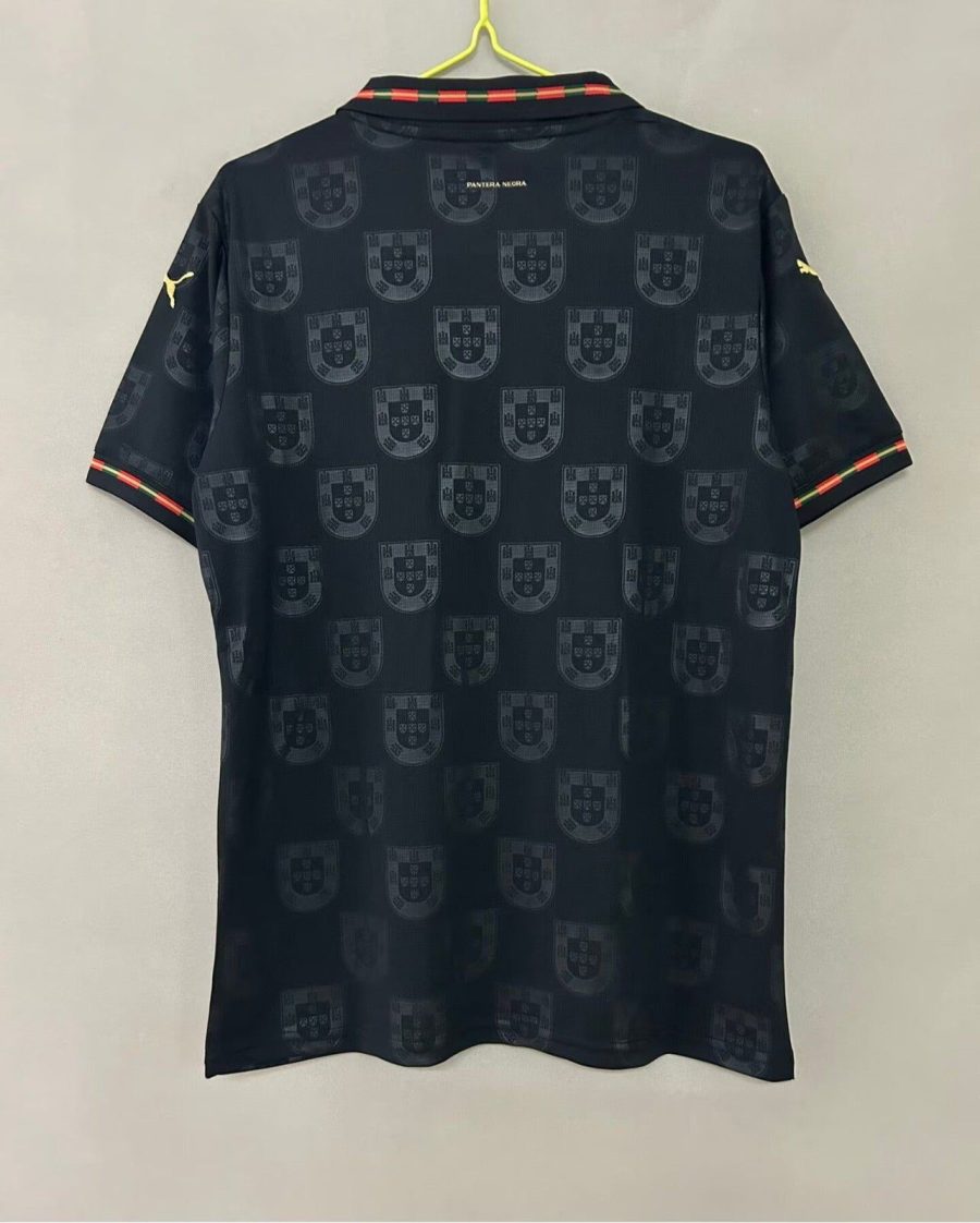 Camiseta de fútbol Portugal concept edición 2025 diseño moderno roja y verde