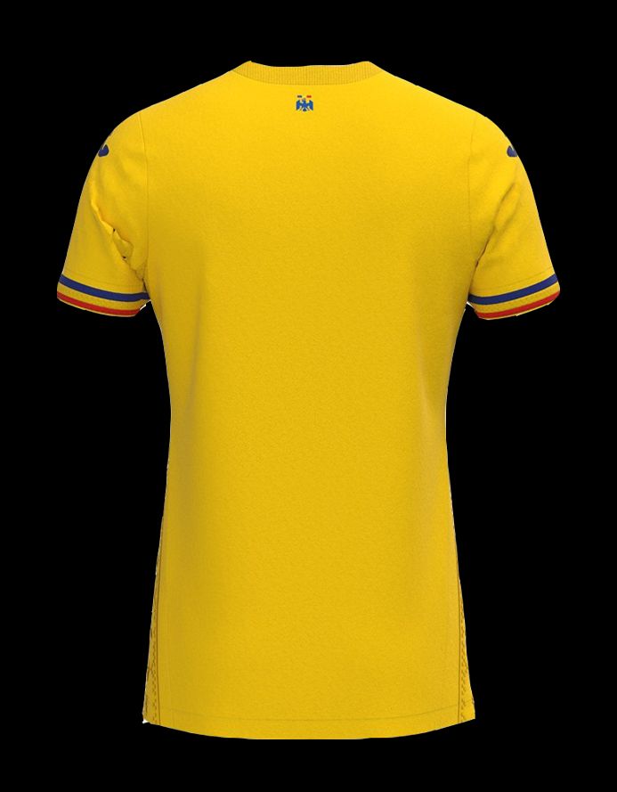 camiseta de fútbol Rumanía primera equipación temporada 2023 2024 rojo amarillo azul
