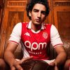 Maillot domicile AS Monaco saison 2024 2025 rouge et blanc