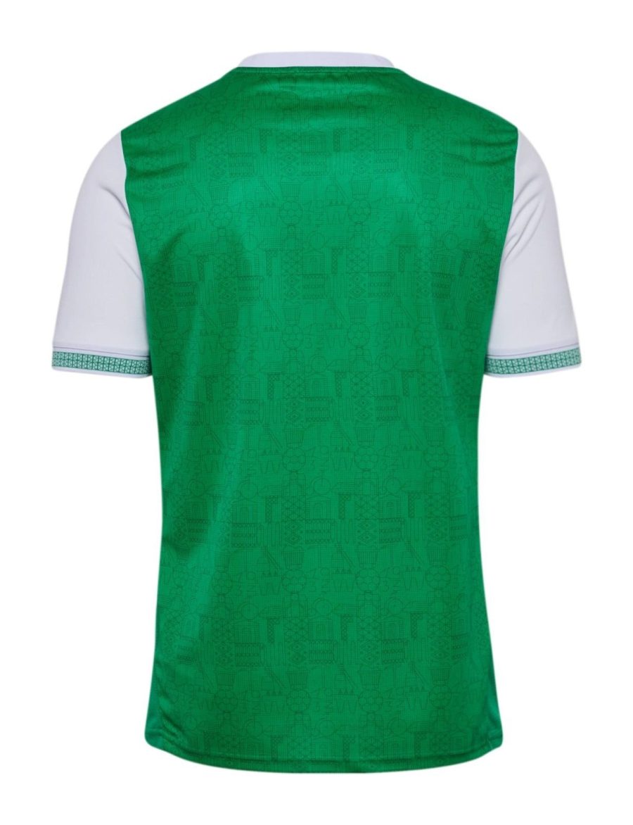 camiseta primera equipación AS Saint Étienne temporada 2025 2026 verde y blanco