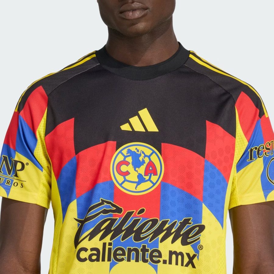 Camiseta primera equipación Club America temporada 2025 2026 color amarillo oficial