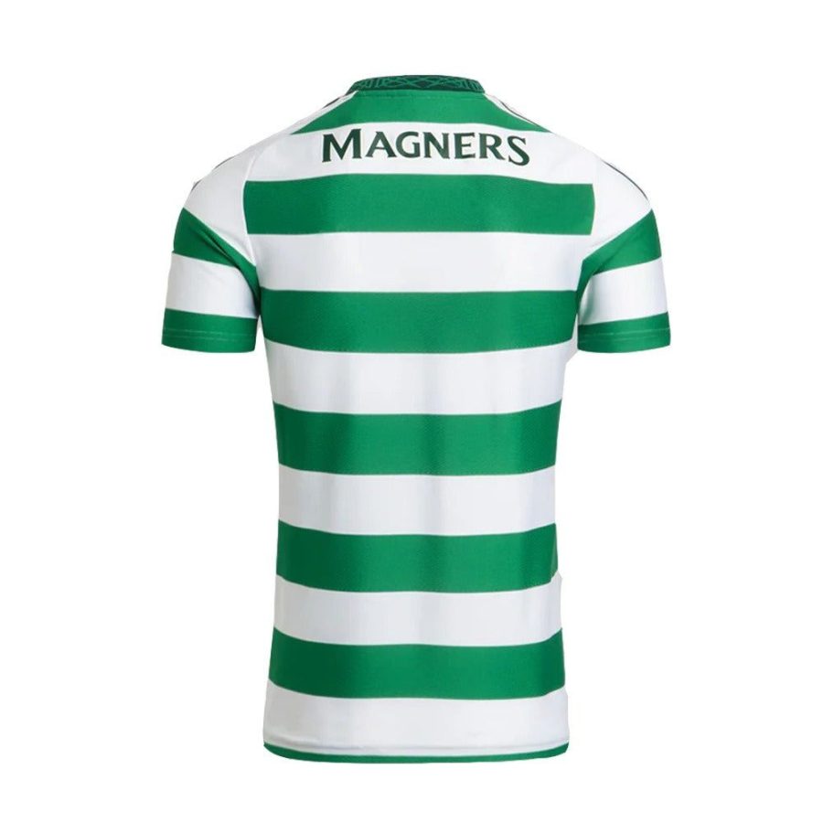 maillot-domicile-du-celtic-fc-saison-2024-2025-vert-et-blanc Camiseta primera equipación del Celtic FC temporada 2024 2025 verde y blanca