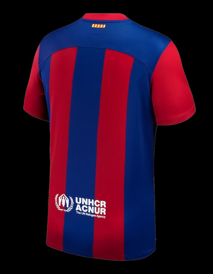 camiseta primera equipación FC Barcelona temporada dos mil veintitrés dos mil veinticuatro azul y rojo