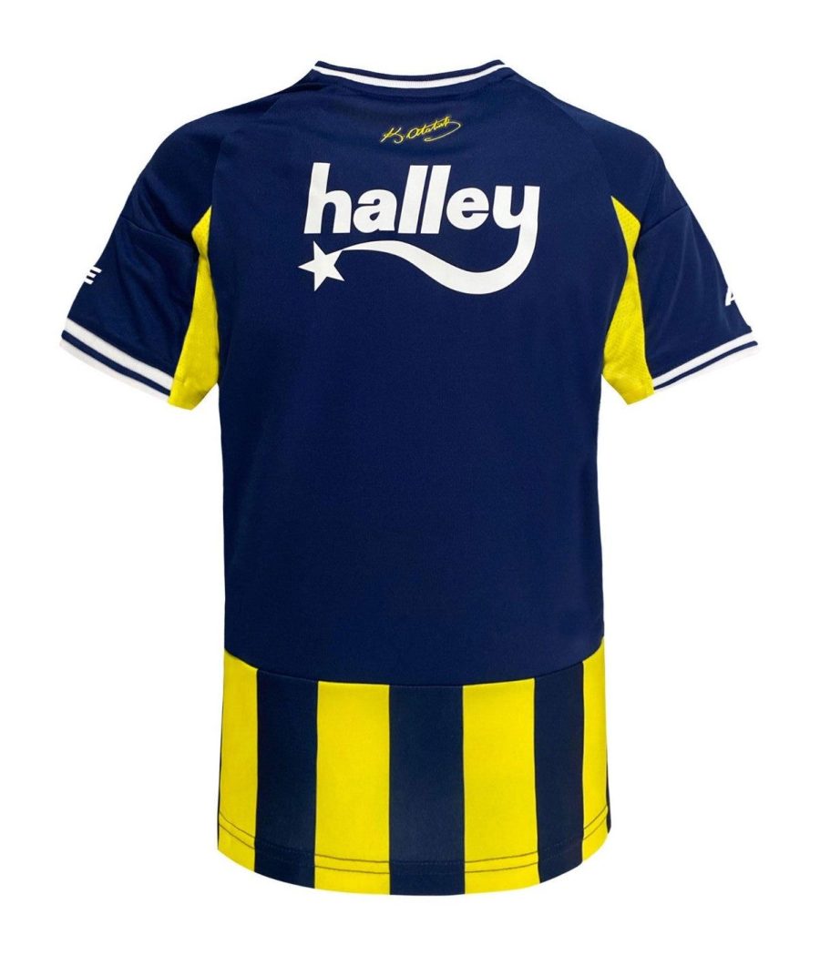 camiseta primera equipación Fenerbahçe temporada 2025 2026 jersey oficial amarillo y azul
