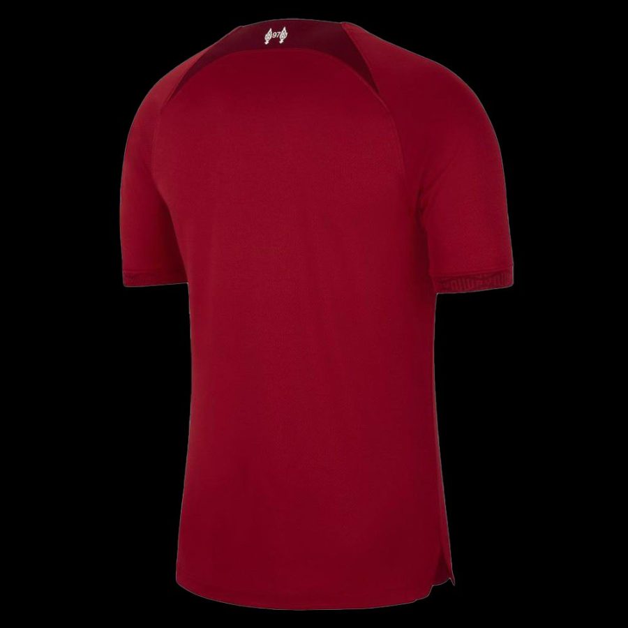 camiseta primera equipación Liverpool temporada dos mil veintidós dos mil veintitrés roja oficial