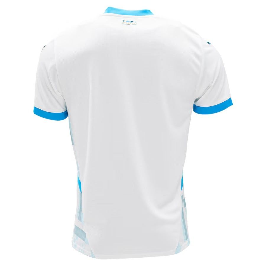 maillot-domicile-olympique-de-marseille-saison-2024-2025-bleu-et-blanc maillot domicile Olympique de Marseille saison 2024 2025 bleu et blanc