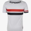 Camiseta primera equipación Sao Paulo FC temporada 2025 camiseta oficial blanco rojo negro