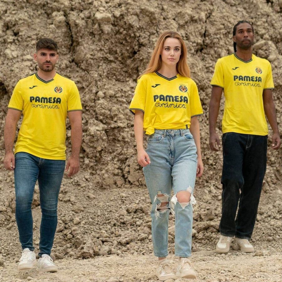 maillot domicile Villarreal saison 2024 2025 jaune officiel football