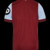 camiseta primera equipación West Ham United FC temporada 2023 2024 equipación oficial granate y azul cielo