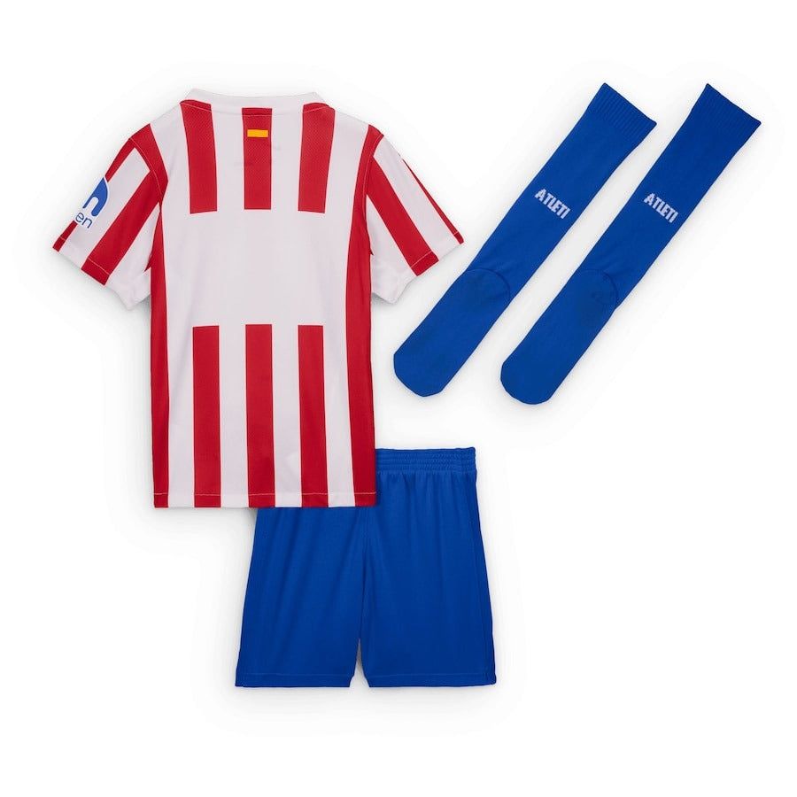 maillot-enfant-atletico-madrid-domicile-saison-2025-2026-avec-short Camiseta niños Atletico Madrid Primera Equipación temporada 2025 2026 con pantalón