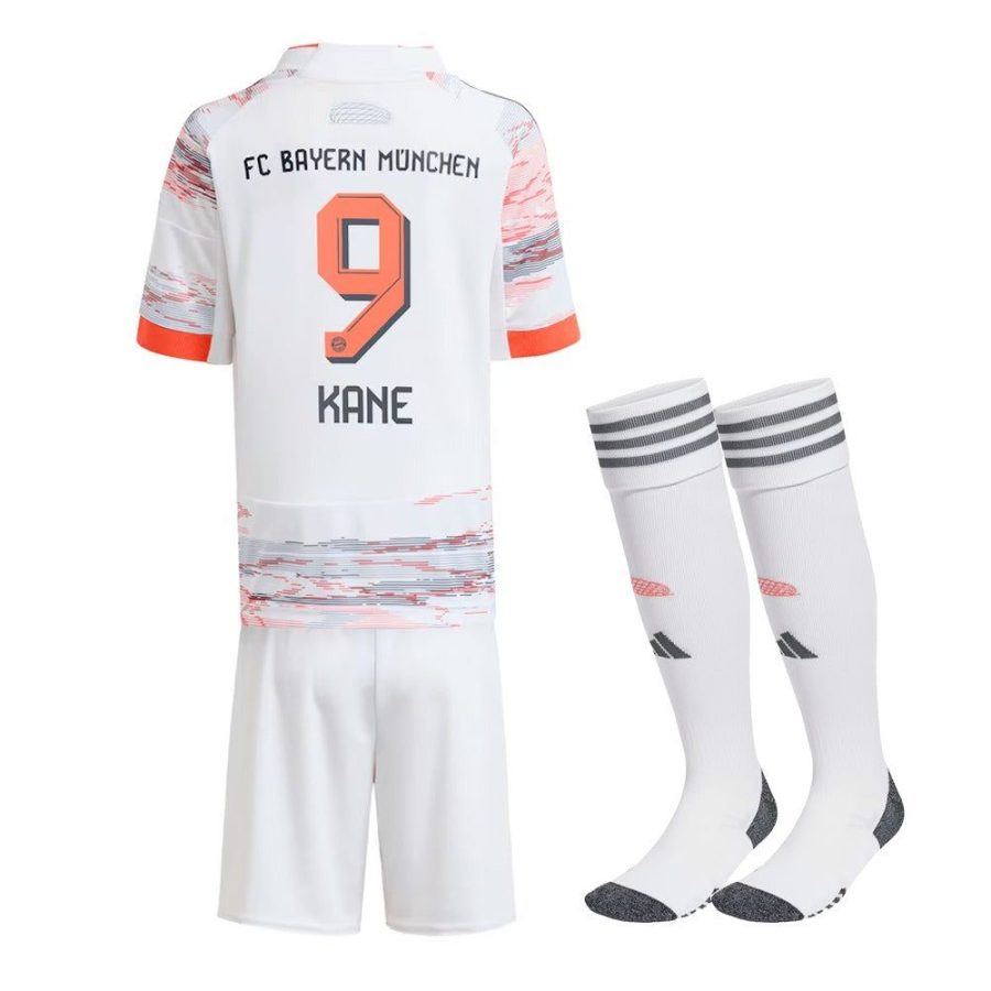 maillot-enfant-bayern-munich-exterieur-saison-2025-2026-avec-short-et-chaussettes camiseta niños Bayern Múnich segunda equipación temporada 2025 2026 con pantalón corto y calcetines