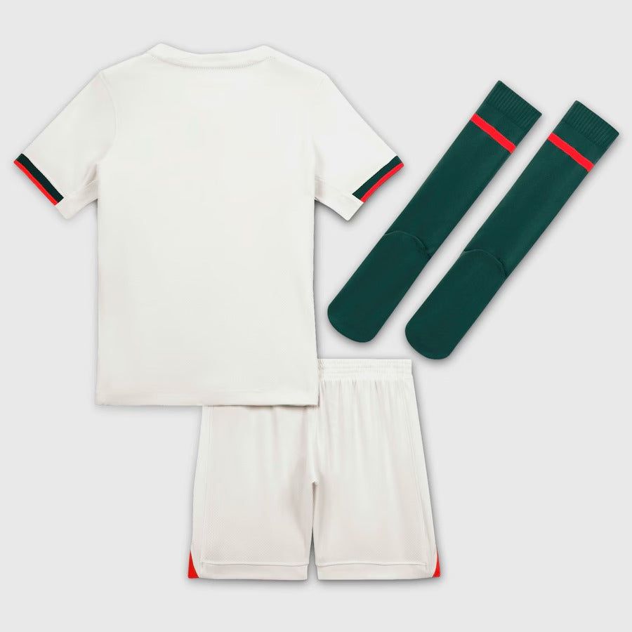 Camiseta niños Chelsea FC segunda equipación temporada 2025 2026 con pantalón corto