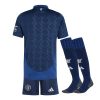 camiseta niños Manchester United Segunda Equipación temporada 2024 2025 con pantalón corto