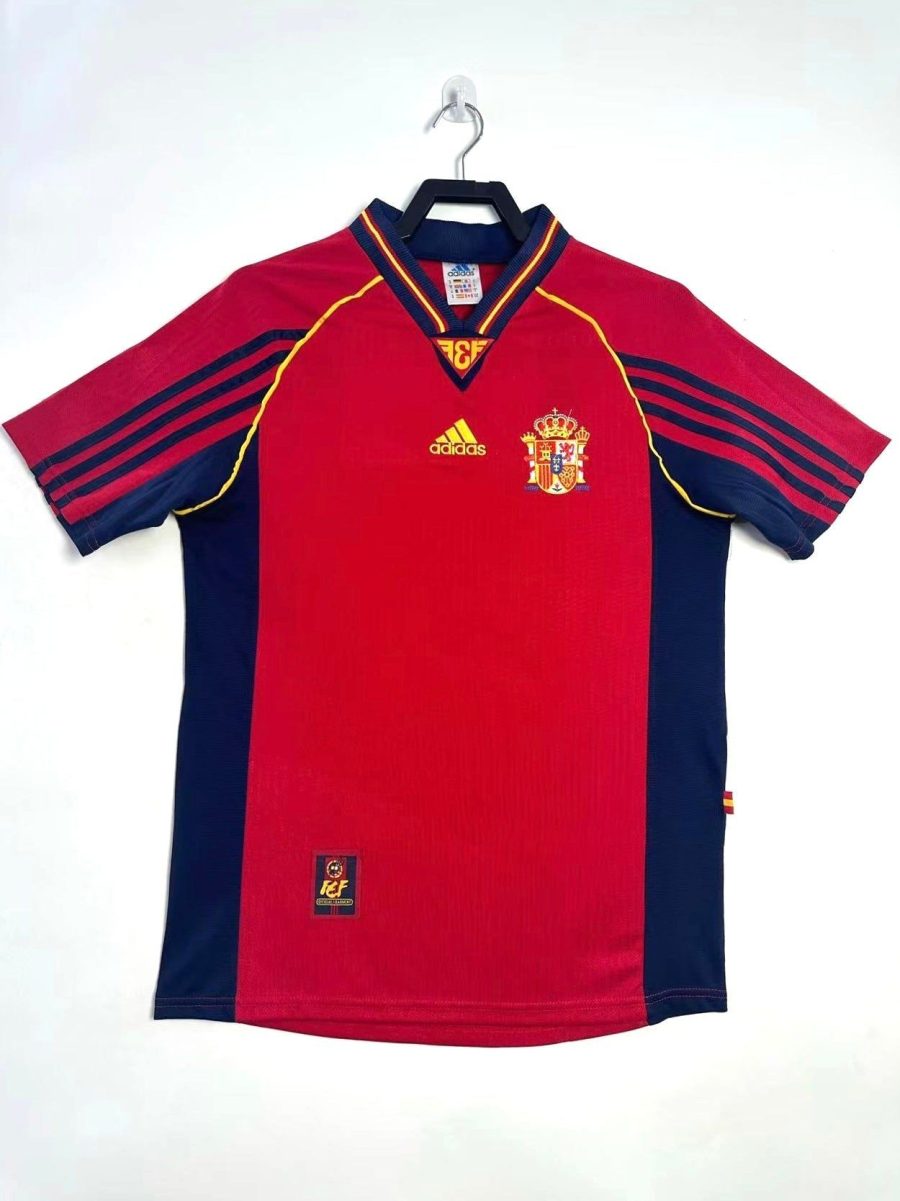 maillot-espagne-domicile-1998 MAILLOT ESPAGNE DOMICILE 1998