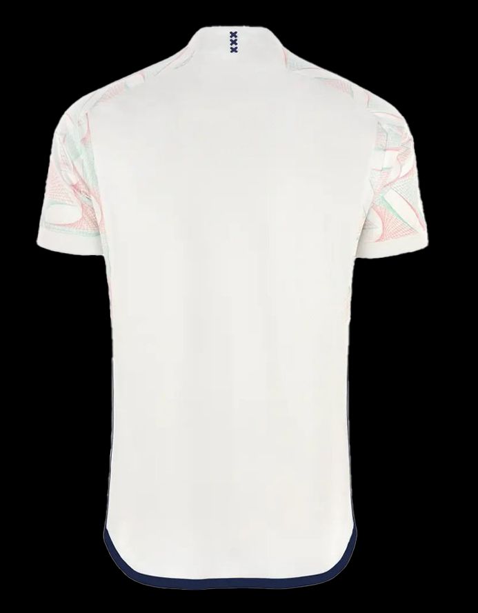 maillot-exterieur-ajax-amsterdam-saison-2023-2024-tenue-officielle-de-football Camiseta segunda equipación Ajax Amsterdam temporada 2023 2024 equipación oficial de fútbol