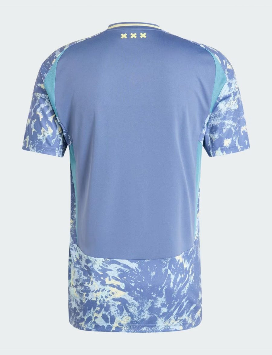maillot-exterieur-ajax-amsterdam-saison-2024-2025-tenue-officielle Camiseta segunda equipación Ajax Amsterdam temporada 2024 2025 equipación oficial