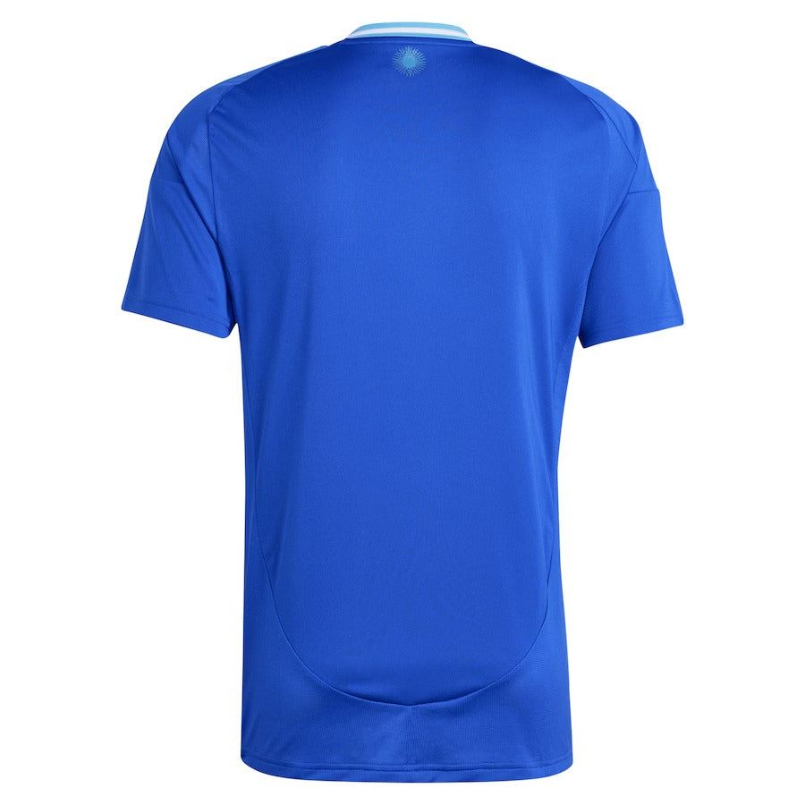 maillot-exterieur-argentine-saison-deux-mille-vingt-quatre-bleu-marine-et-blanc-tenue-de-football maillot extérieur Argentine saison deux mille vingt quatre bleu marine et blanc tenue de football