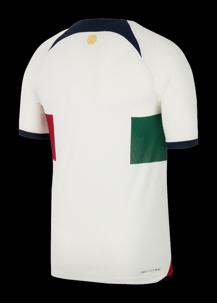 maillot-exterieur-du-portugal-coupe-du-monde-2022-tenue-officielle Camiseta de visitante de Portugal Mundial 2022 equipación oficial