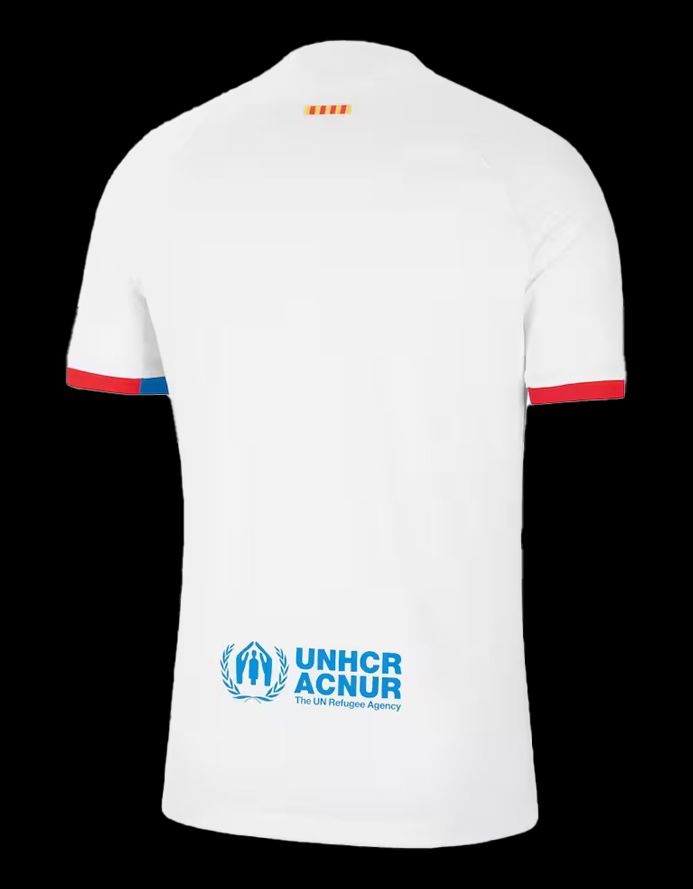 maillot extérieur FC Barcelone saison 2023 2024 tenue officielle blaugrana