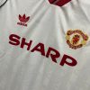 Camiseta segunda equipación Manchester United temporada 1988 1989