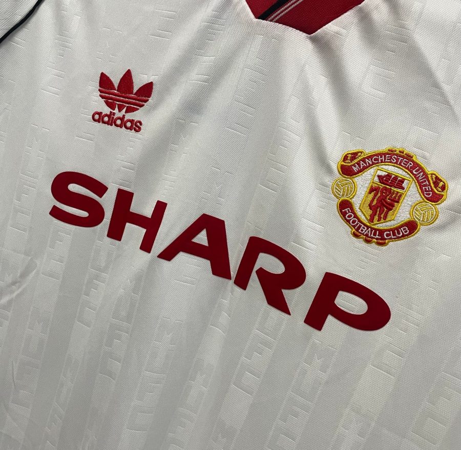 Camiseta segunda equipación Manchester United temporada 1988 1989