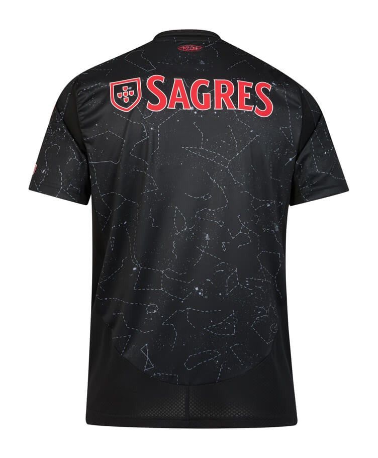 maillot-exterieur-sl-benfica-saison-2024-2025-tenue-officielle Camiseta exterior SL Benfica temporada 2024 2025 equipación oficial