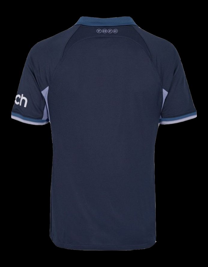 maillot-exterieur-tottenham-hotspur-saison-deux-mille-vingt-trois-deux-mille-vingt-quatre-blanc-et-bleu-marine Maillot extérieur Tottenham Hotspur saison deux mille vingt trois deux mille vingt quatre blanc et bleu marine