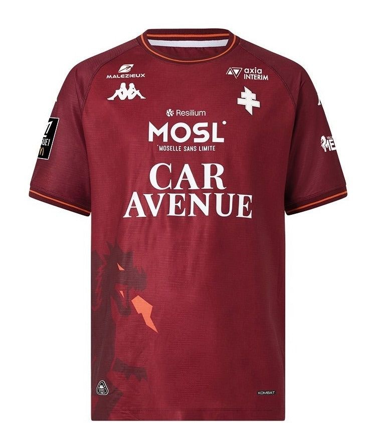 camiseta fc metz primera equipación 20252026