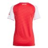 camiseta mujer Arsenal primera equipación temporada 2025 2026 roja y blanca