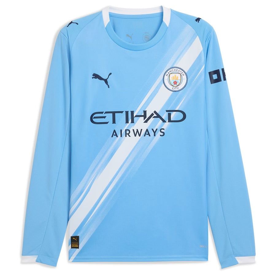 CAMISETA MANCHESTER CITY PRIMERA EQUIPACIÓN MANGA LARGA 20252026