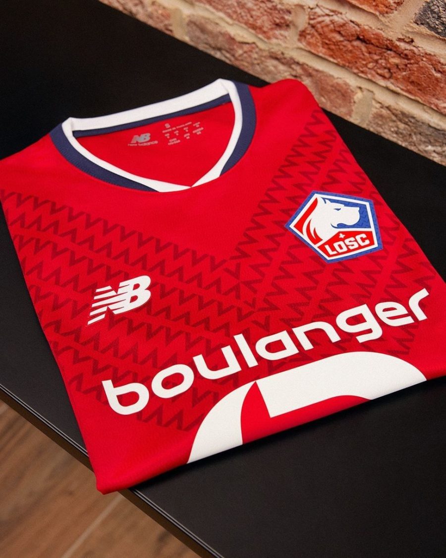 Camiseta oficial Lille LOSC roja para partido en casa