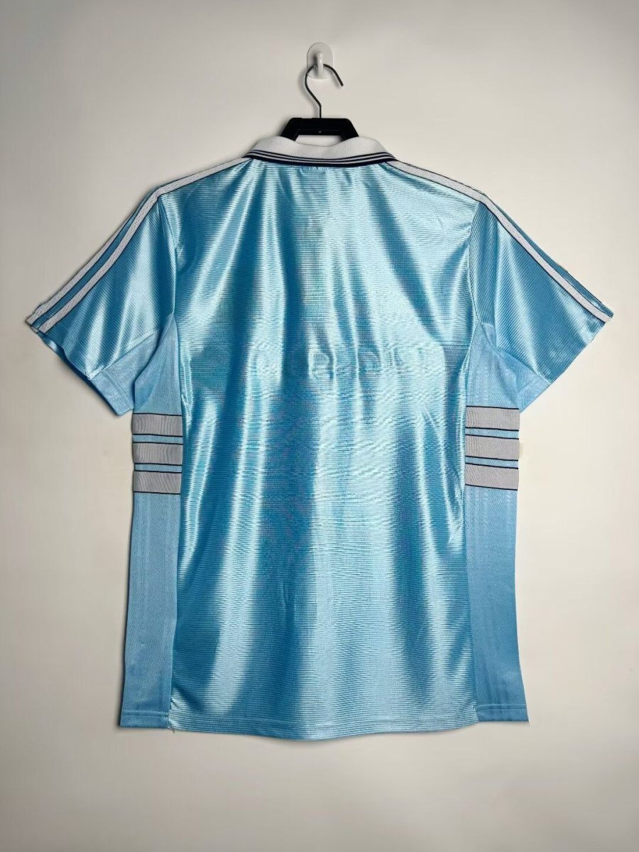 maillot-om-vintage-exterieur-bleu-et-blanc-1998-1999 maillot OM vintage extérieur bleu et blanc 1998 1999