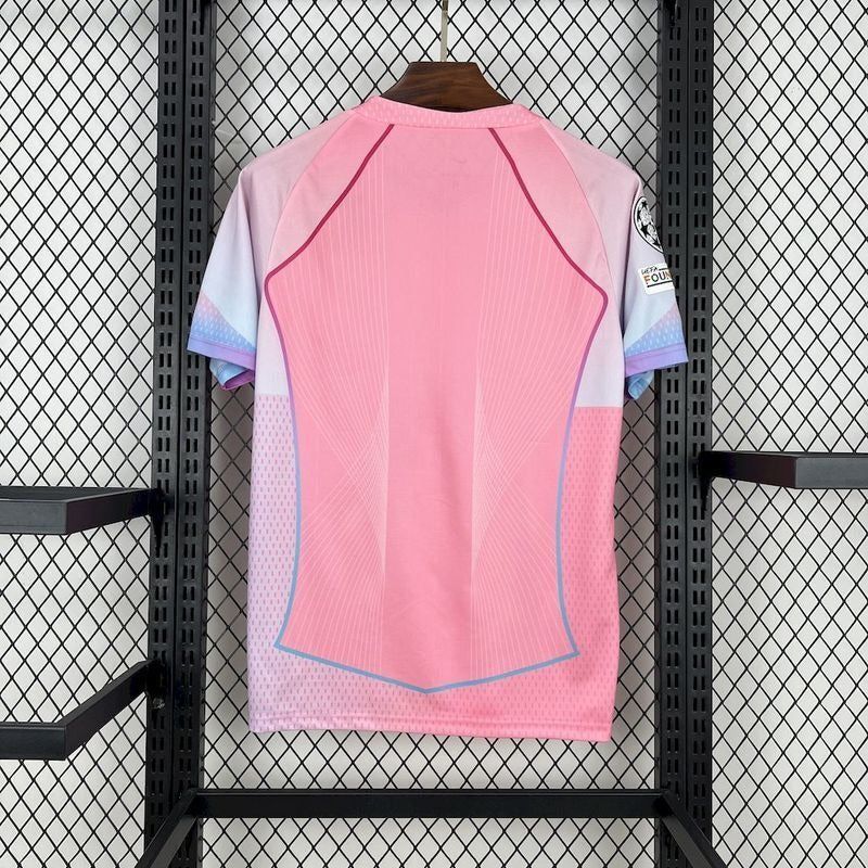 maillot-rose-du-fc-barcelona-saison-2025-2026-tenue-officielle-supporter Camiseta rosa del FC Barcelona temporada 2025 2026 equipación oficial aficionado