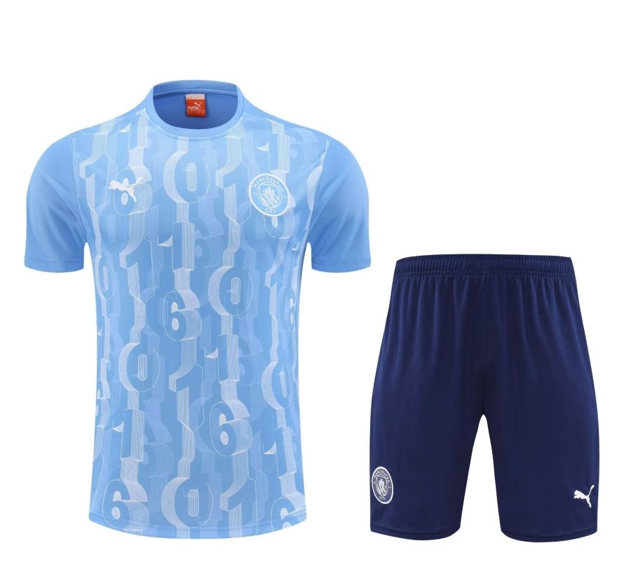 MAILLOT + SHORT MANCHESTER CITY 20242025