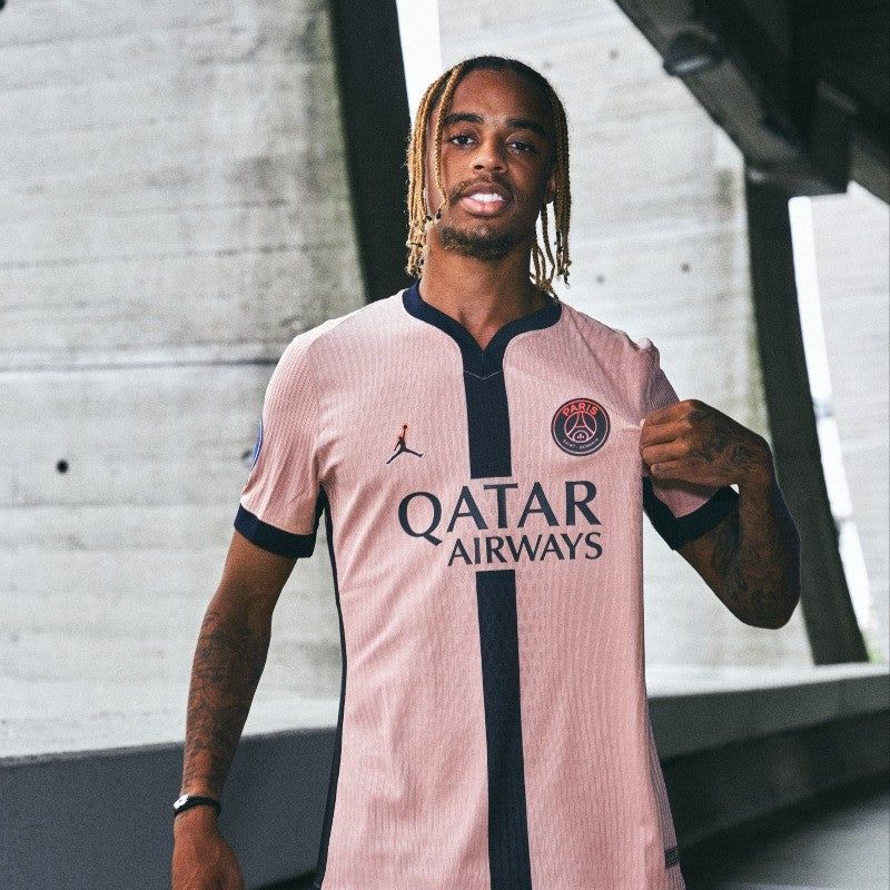 Camiseta tercera equipación PSG temporada dos mil veinticuatro dos mil veinticinco