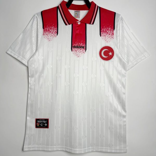 Camiseta Turquía Segunda Equipación 1996
