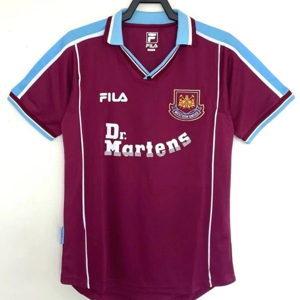 Camiseta West Ham Primera Equipación 2000-2001