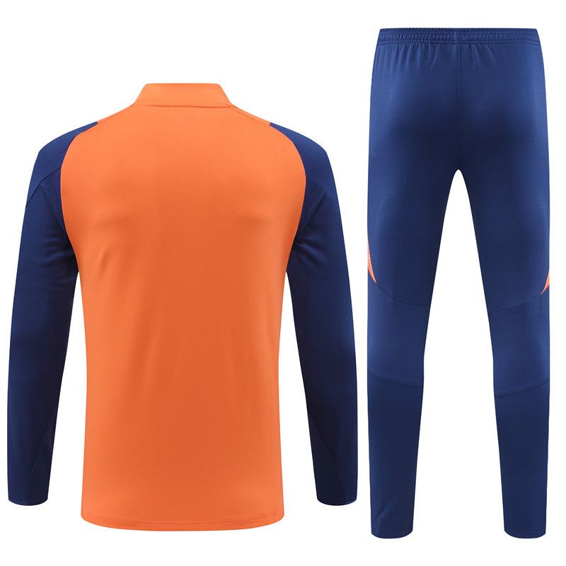 survêtement haut bas Manchester United saison 2024 2025 tenue de football