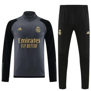 CHÁNDAL PARTE SUPERIOR E INFERIOR REAL MADRID GRIS 20232024