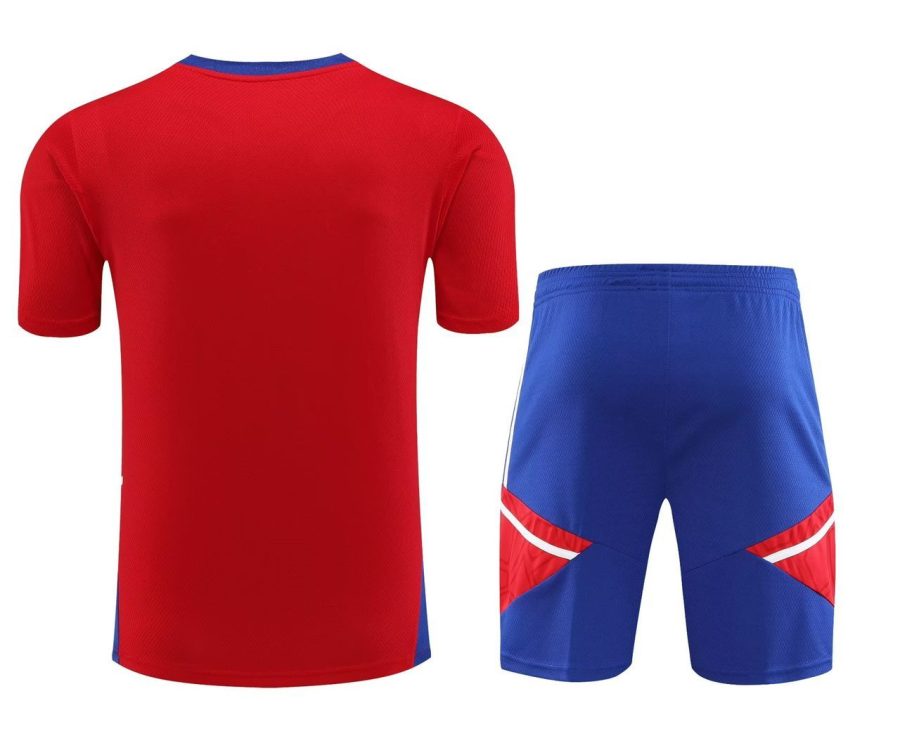 tenue-entrainement-bayern-munich-rouge-et-bleu-saison-2023-2024 tenue entraînement Bayern Munich rouge et bleu saison 2023 2024