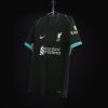 Camiseta de fútbol Liverpool modelo away 2024 2025 para aficionado adulto