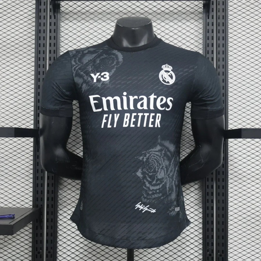 Maillot Real Madrid Y3 Noir 2024-2025