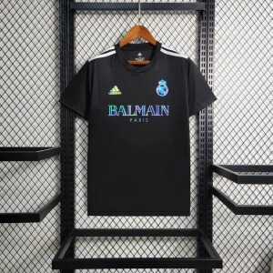 Camiseta Real Madrid 2023-2024 Negro Balmain