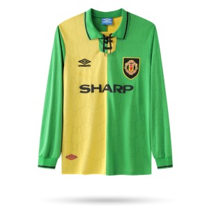 Camiseta Manchester United 1992/93 Tercera Equipación Mangas Largas