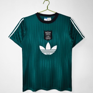 Camiseta Liverpool Retro 1995 Verde Coleccionista