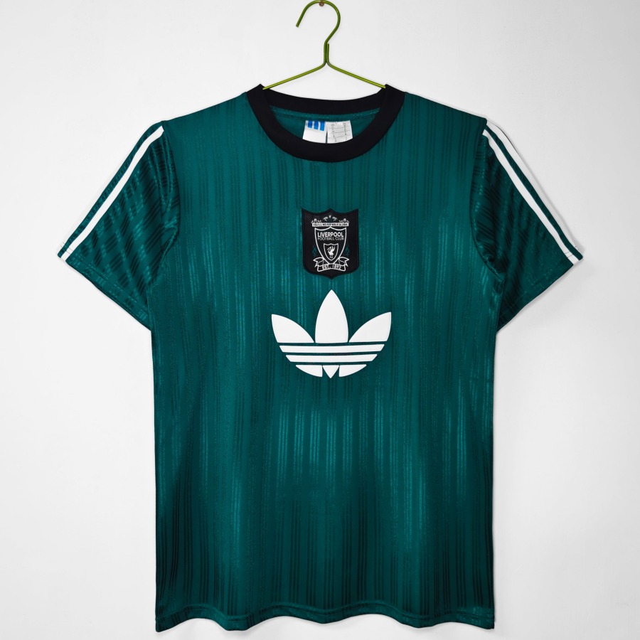 Camiseta Liverpool Retro 1995 Verde Coleccionista