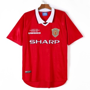 Camiseta Manchester United Primera Equipación Retro 1999-2000